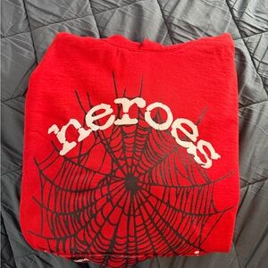 Red Heroes spider hoodie